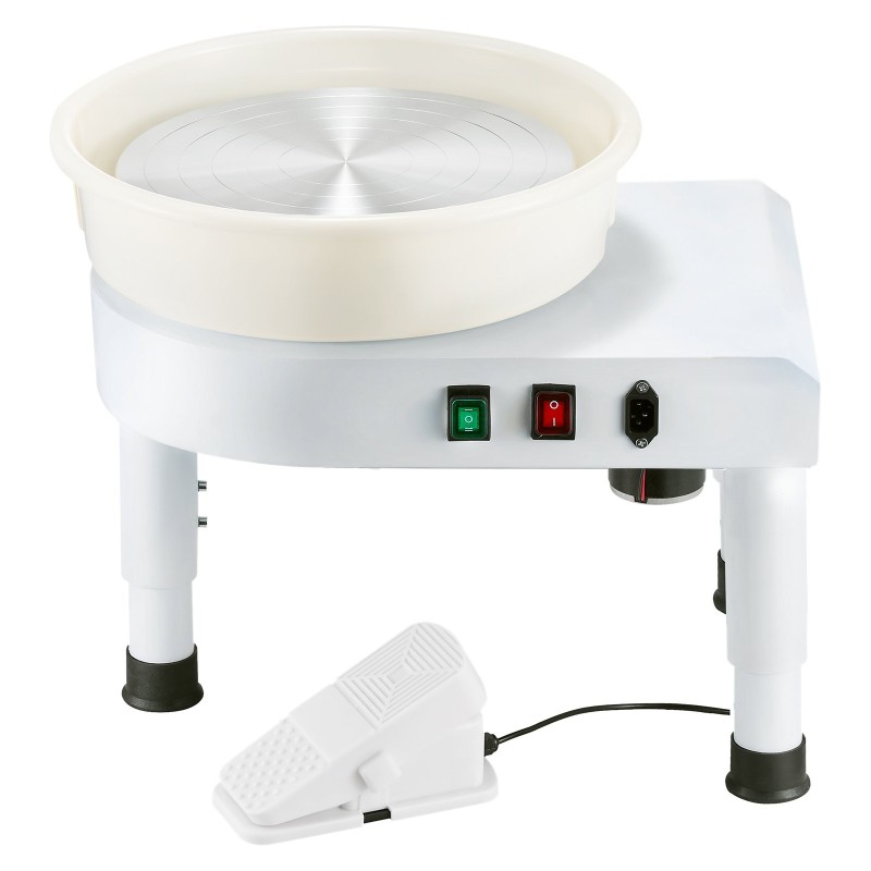 Sähköinen savenvalantakone alumiiniseoslautanen 35 cm 60–300 r/min harjaton 450 W