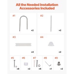 Uima-allastikkaat neljäportaiset 304-ruostumatonta terästä liukuestepinnoilla 120 kilogramman kantavuus sisä ja ulkokäyttöön