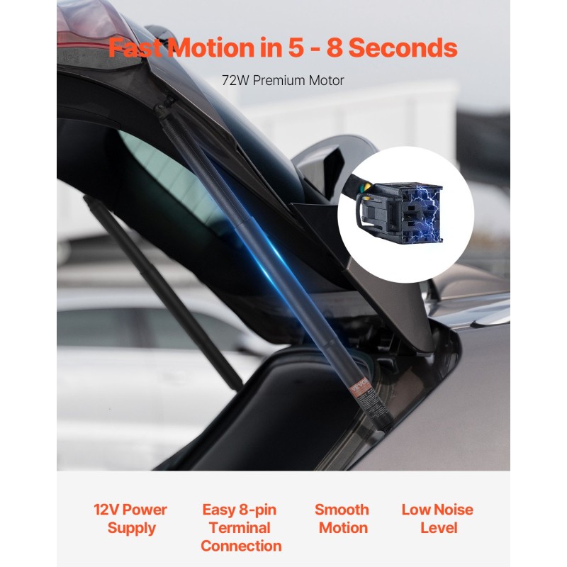 Takaluukun sähköiset nostotuet 2 kpl Skoda Superb III 2015–2020 farmari 424N 12V