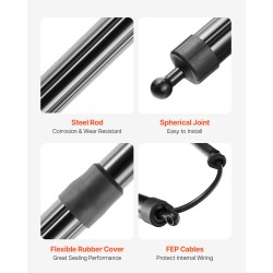 Sähköinen takaluukun tukijousisarja Toyota Highlander 2014–2019 vasen ja oikea 715N