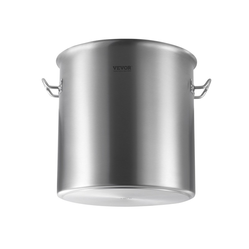 Keittopata ruostumatonta terästä 50,1 l 3 mm komposiittipohjalla kansi ja sivukahvat