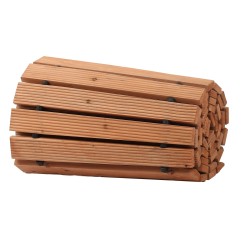 Rullattava setripuu puutarhapolku luistamattomalla pinnalla 96 tuumaa pitkä 17 tuumaa leveä