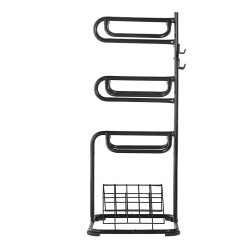 Satulateline teräs täysin hitsattu nelitasoinen musta satulahuoneeseen