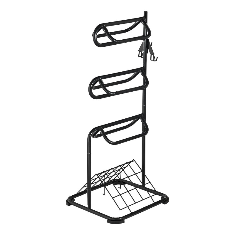 Satulateline teräs täysin hitsattu nelitasoinen musta satulahuoneeseen