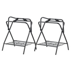 Satulateline taittuva hiiliteräsrunko ruosteenkestävällä pinnoitteella 2 kpl satuloille ja loimille