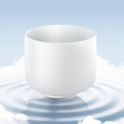 Kristalliset sointukulhot 99,99-prosenttinen puhdas kristalli 8- ja 10-tuumaiset jooga- ja meditaatiokäyttöön