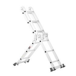 Taittotikas alumiininen 3 7 m neliosainen seitsemänasentoinen monikäyttöinen