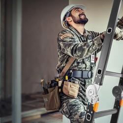 Taitettava alumiinitikas 5,8 m vahvistettu runko 149,7 kg 7-asentoinen 4-osainen