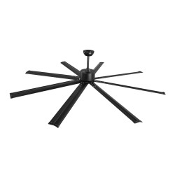 Kattotuuletin 213 cm alumiinilavoilla 8 lapaa sisä ja ulkokäyttöön käännettävä DC moottori
