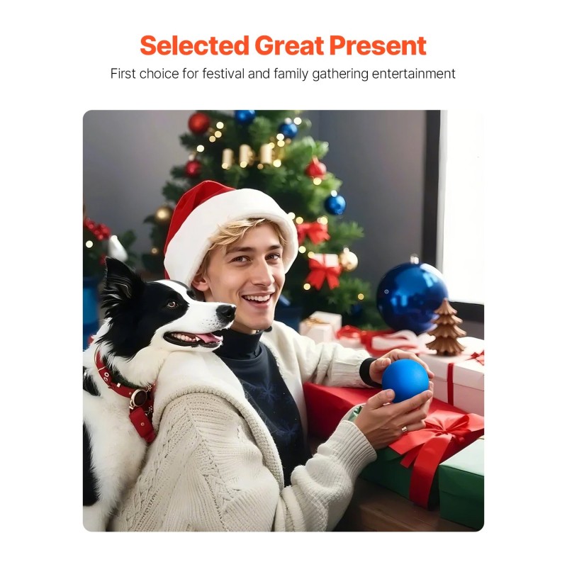 PVC-vierintäpallot 66 mm 4 kpl siniset skee ball peleihin