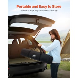 Yhden hengen ilmapatja metallikehyksellä sisäänrakennetulla pumpulla PVC-muovi ja polyesterikangas 1880x990x225 mm