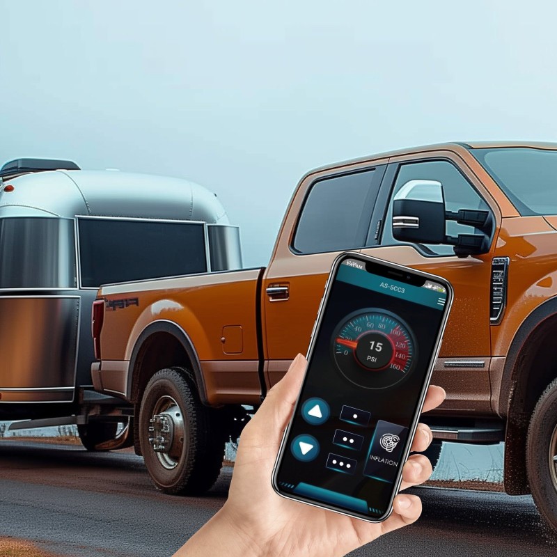 Ilmajousituksen yksikanavainen kompressoripaketti 100 PSI korroosionkestävä alumiinirunko langaton ohjaus