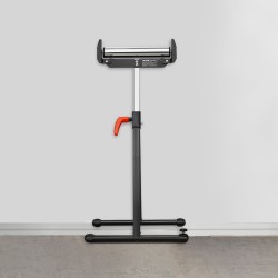 Taittuva teräsrullatuki 113 kg kantavuus säädettävä korkeus 685–1092 mm 2 kpl