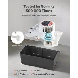 Kondenssivesipumppu muovirakenne automaattinen kellukko 0,5 gal säiliö ilmastointilaitteille