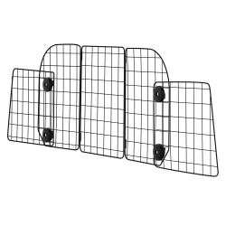 Koiraverkko autoon teräsrunko säädettävä leveys jopa 1565 millimetriä poraamaton asennus