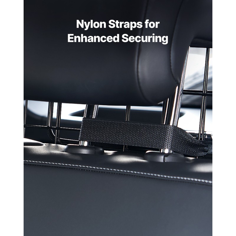 Auton koiraverkko vahva teräs säädettävä leveys 968–1685 mm takapenkin niskatukiin