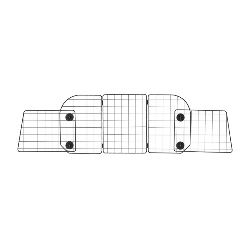 Koiran autoverkko teräsrunko säädettävä enintään 1524 mm poraamaton kiinnitys niskatukiin