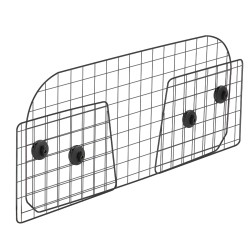 Koiraverkko autoon teräsrunko säädettävä leveys 1539 mm niskatukiin kiinnitys