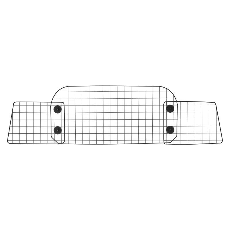 Koiraverkko autoon teräsrunko säädettävä leveys 1539 mm niskatukiin kiinnitys