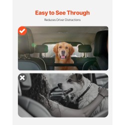 Auton koiraverkko teräsrunko polyesterikangas musta 1280×812 mm etuistuimien taakse