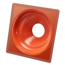 Kattoläpivientikumi silikonista 0 6 mm alumiinipohjalla 170 355 mm 2 kpl savupiipuille