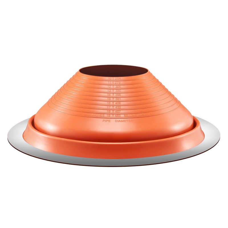 Katon putkiläpivienti silikoninen yläosa alumiinipohja 254–483 mm 1 kpl