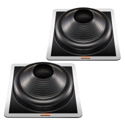 Kattoputken läpivientisaapas EPDM-kumainen 170–355 mm alumiinipohja kaksi kappaletta