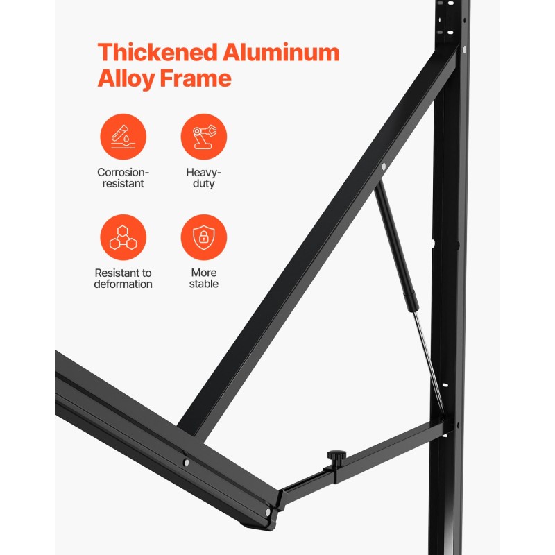 Moottoroitu sisäänvedettävä matkailuauton markiisi 10 jalan alumiiniseoksesta valmistettu runko liukuvärjätty musta kangas