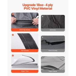 Markiisi 14' sähköinen ulosvedettävä alumiinirunkoinen matkailuautoihin ja perävaunuihin