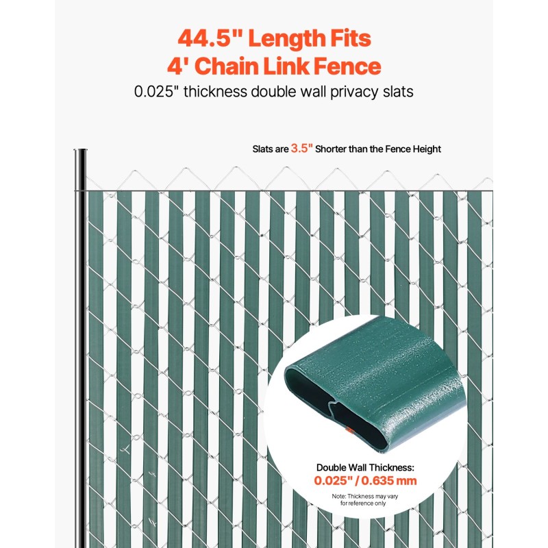 Kaksiseinäiset korkeatiheyksiset polyeteenilamellit 1130 millimetriä vihreä 82 lamellia ketjuaitaan