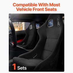 Kilpaistuin veluuripinnalla 3D-ergonominen korkeatiheyksinen vaahto yleismallinen etuistuin 1 kpl