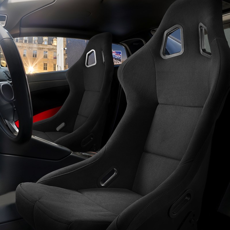 Kilpaistuin veluuripinnalla 3D-ergonominen korkeatiheyksinen vaahto yleismallinen etuistuin 1 kpl