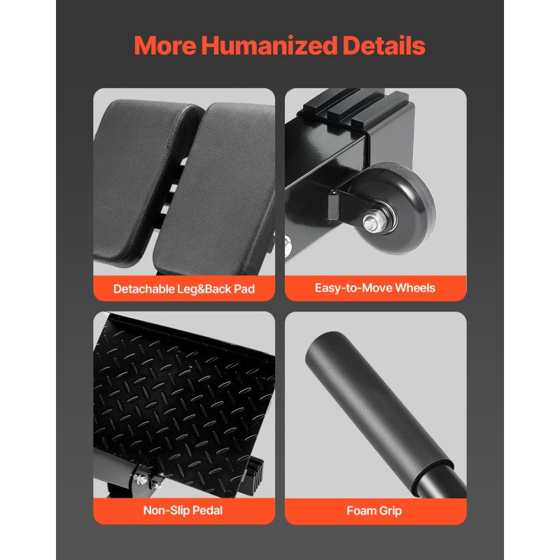 Roomalainen selkäpenkki säädettävä hiiliteräksinen taitettava 158 kg kuormankesto musta punainen kuljetuspyörillä