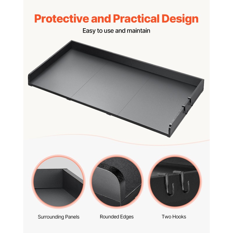 Työtaso pyykinpesukoneen ja kuivausrummun päälle 15 mm lastulevy 1370×700 mm musta