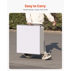 Taitettava beer pong -pöytä MDF-melamiinipinnoite 240x60 cm 6 palloa