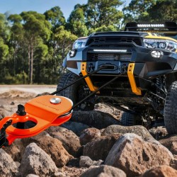 Taljapyörä teräs korroosiosuojattu 15 t työkuorma 10–14 mm köysille urallinen