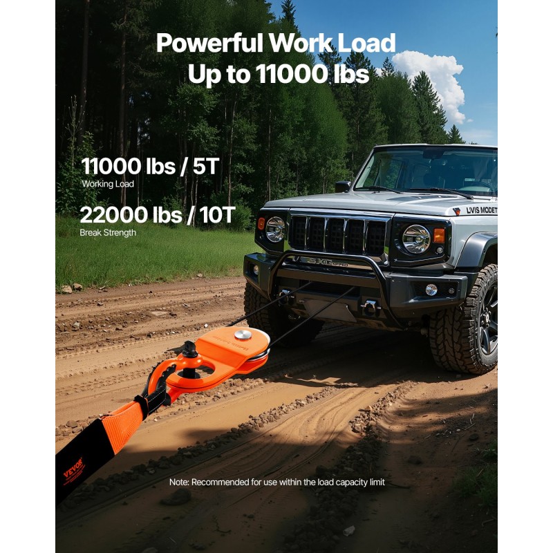 Taljapyörä raskaaseen käyttöön teräs 5 t työkuorma 10 t murtolujuus 108 mm