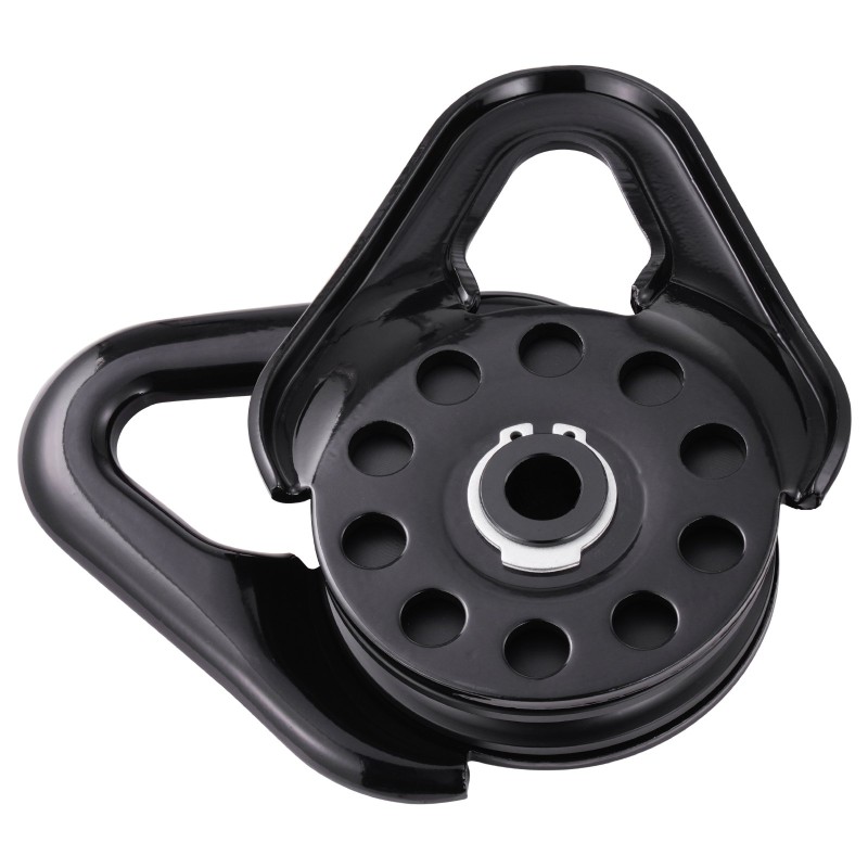 Teräksinen uritettu lohkotalja 7,3 t työkuorma 14,5 t murtolujuus 3/8 tuuman köydelle