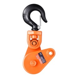 Taljalohko 2 t nimelliskuorma seosteräs 360 astetta kääntyvä koukku