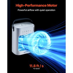 Haihduttava ilmaviilennin pöytämalli nelitoiminen kannettava 700 ml USB 3 nopeutta