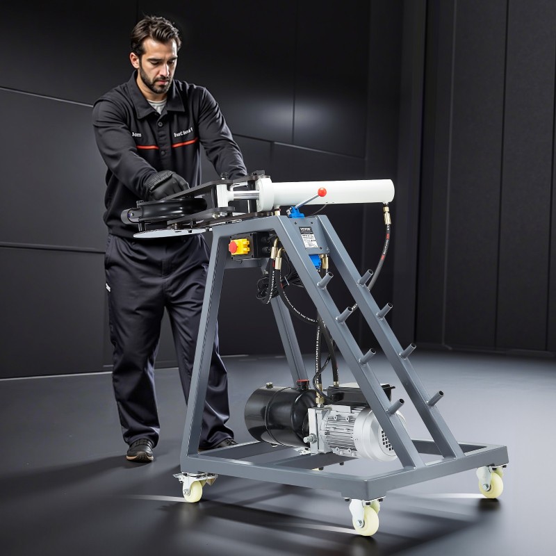 Sähköinen putkentaivutin 3/4–2 tuuman putkille 180 asteen taivutuksella 6L hydraulisylinterillä pyörillä