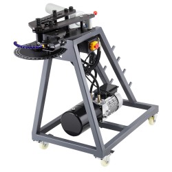 Sähköinen putkentaivutin 3/4–2 tuuman putkille 180 asteen taivutuksella 6L hydraulisylinterillä pyörillä