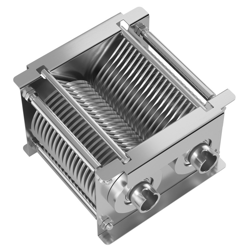 Lihaleikkurin teräsarja kolmekymmentäkuusi terää ruostumatonta terästä viisi millimetriä ammattikeittiöön