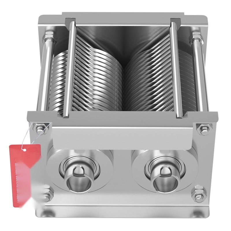 Lihaleikkurin teräsarja kolmekymmentäkuusi terää ruostumatonta terästä viisi millimetriä ammattikeittiöön