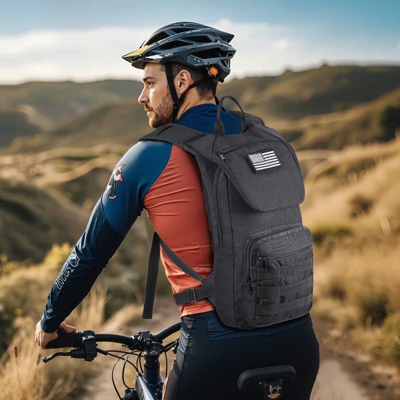 Juomareppu 3L juomarakolla 18L tilavuudella 600D Oxford-kangas molle-järjestelmällä