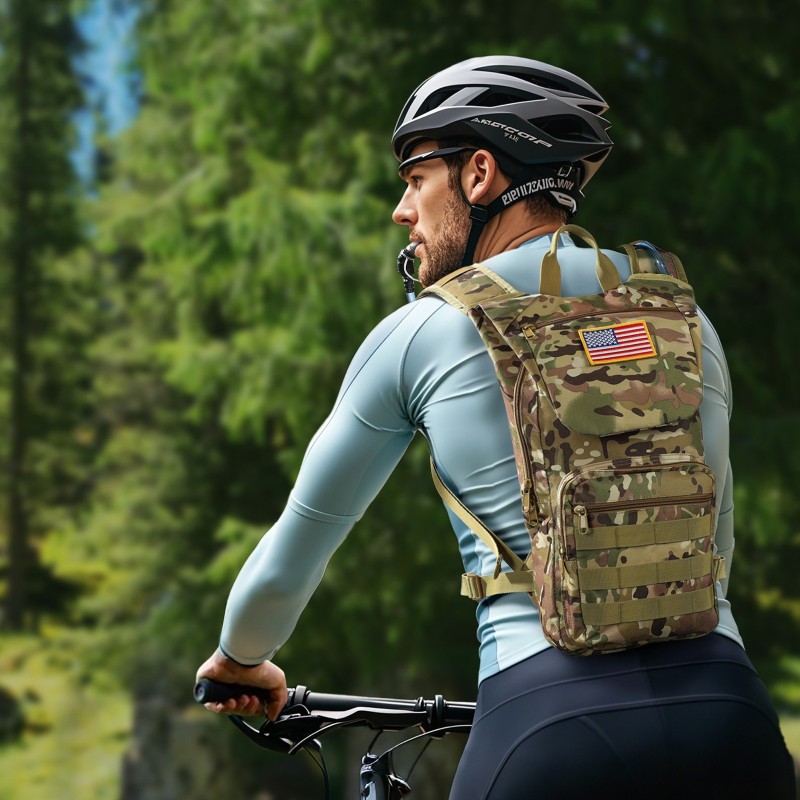 Juomareppu 18L 3L TPU juomapussi 600D kangas maastokuvioitu molle-järjestelmä