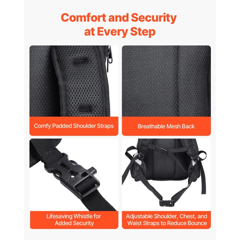 Juomareppu vedenpitävä polyesteri 15 l 3 l juomarakolla vaellukseen