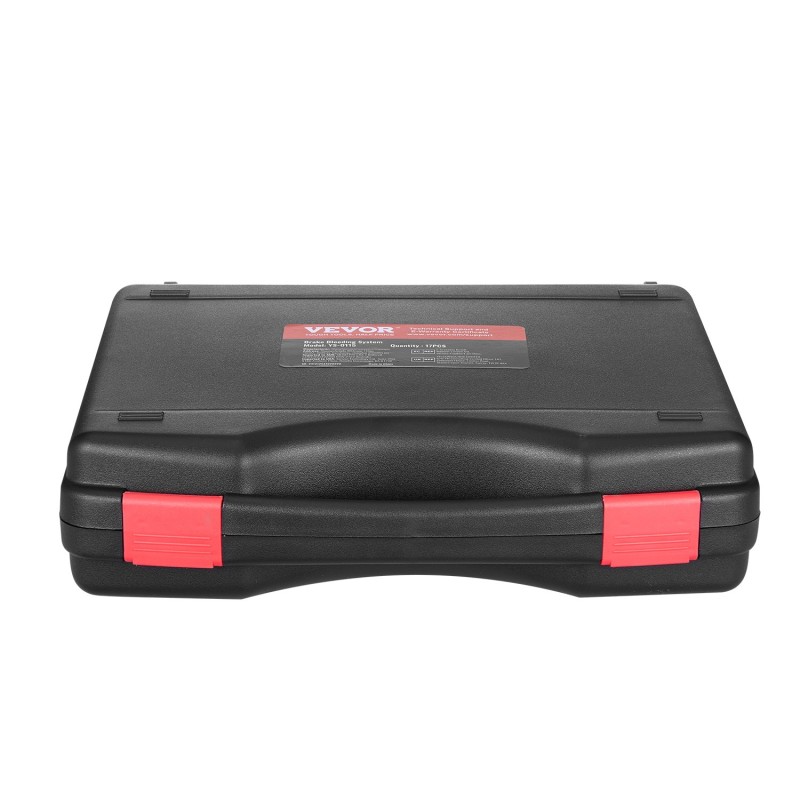 Jarrunestesäiliön adapterisarja 17-osainen alumiininen muovipinnoitteella jarrunesteen vaihtoon