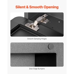 Seinään asennettava peilikaappi kylpyhuoneeseen alumiinirunko 2 korkeussäädettävää karkaistulasihyllyä