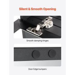 Peilillinen lääkekaappi kylpyhuoneeseen alumiinirungolla kaksi säädettävää hyllyä